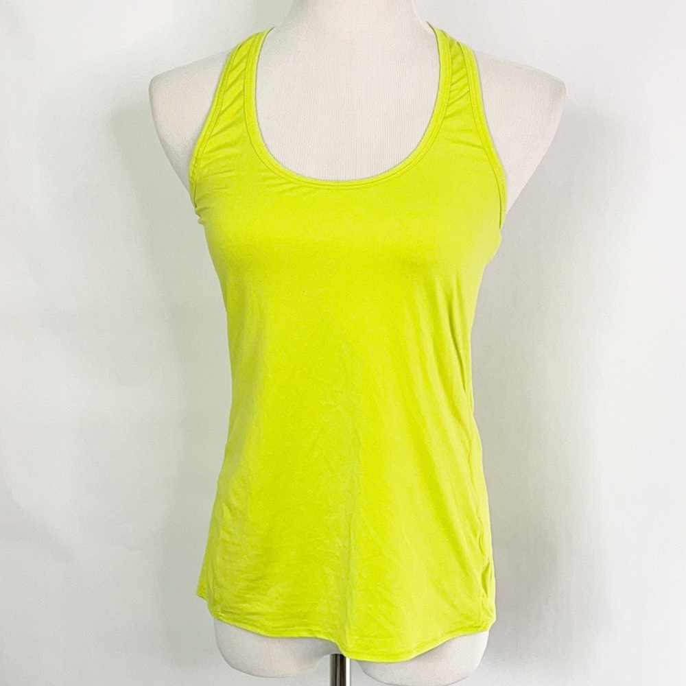 Athleta Neon Yellow/Green Tank (S)